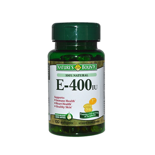 Natures Bounty Vitamine E-400 IU (100 Tabs)
