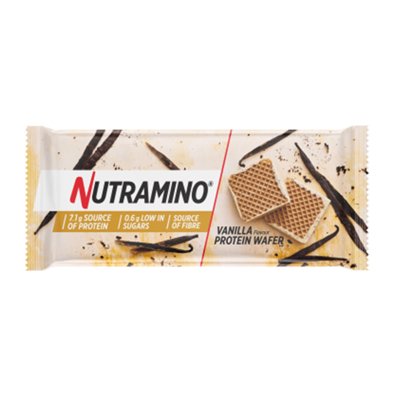 Nutramino Crispy Protein Waffer 1 Box of 12 Wafers - Vanilla