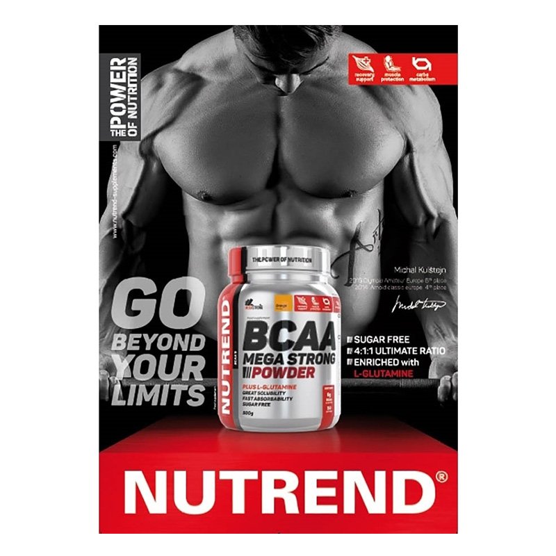 Buy Nutrend BCAA Mega Strong Powder 500 G in Dubai, Abu Dhabi, Sharjah