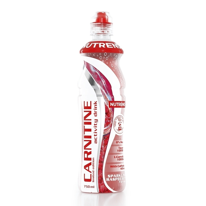 Nutrend Carnitine Activity Drink With Caffeine 750 ml - Raspberry