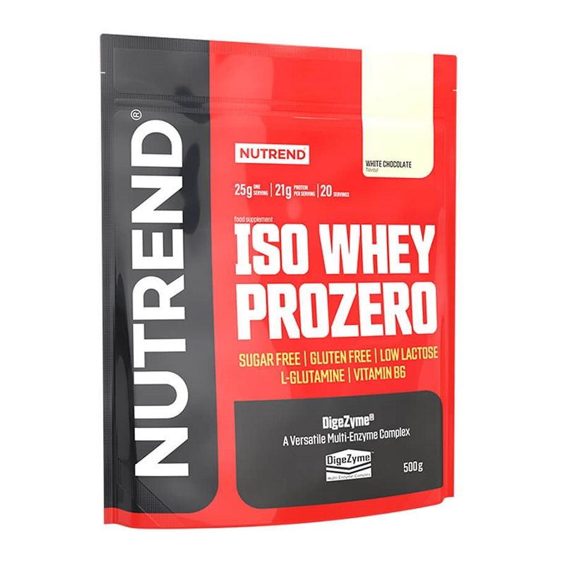 Nutrend ISO Whey Prozero 500 G - White Chocolate