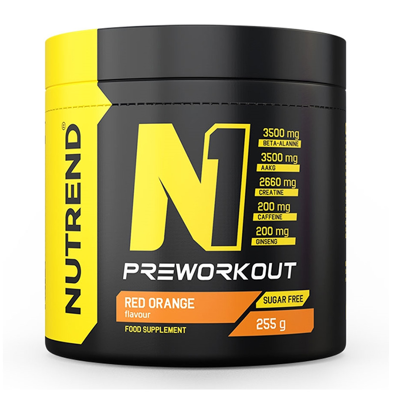 Nutrend N1 Pre-Workout 300 G - Red Orange