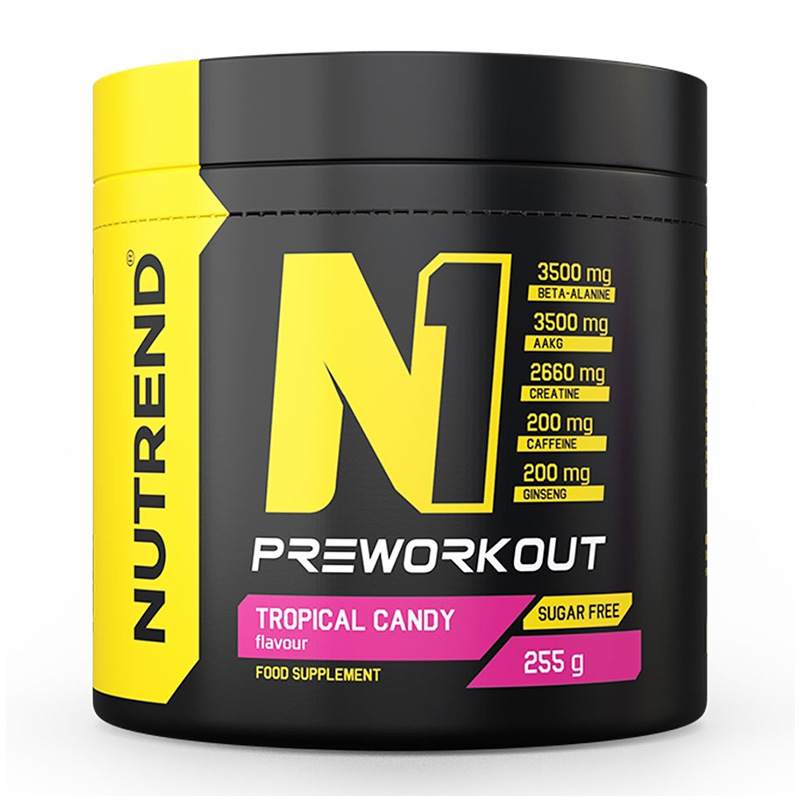 Nutrend N1 Pre-Workout 300 G - Tropical Candy