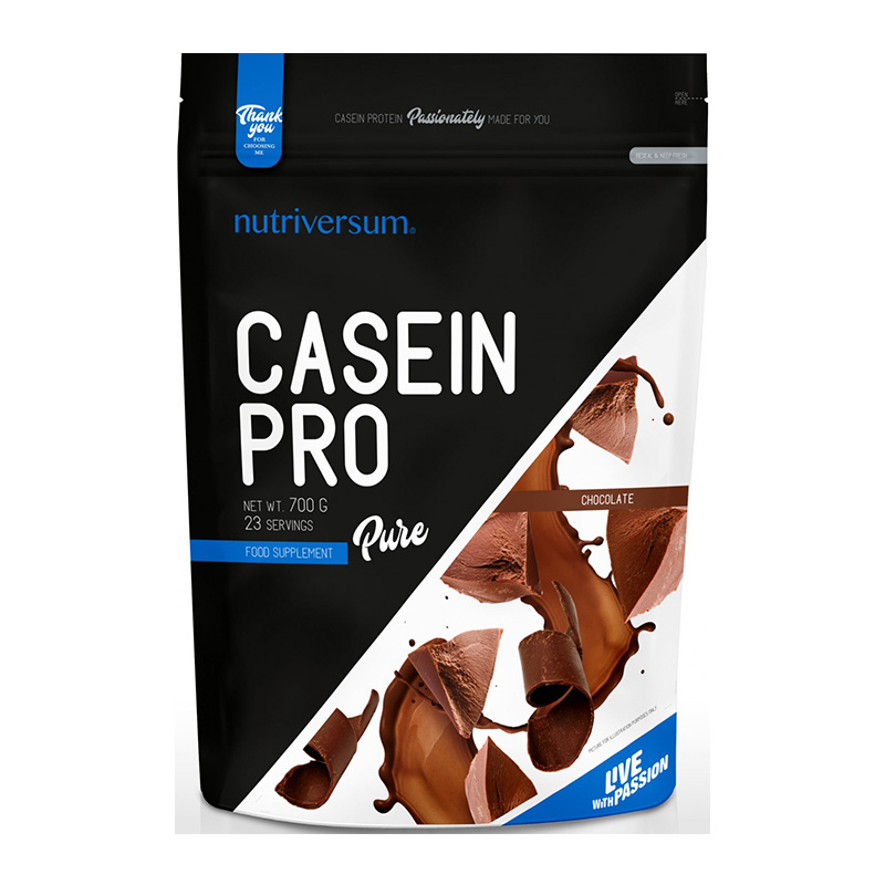 Nutriversum Pure Casein PRO 700 G - Chocolate
