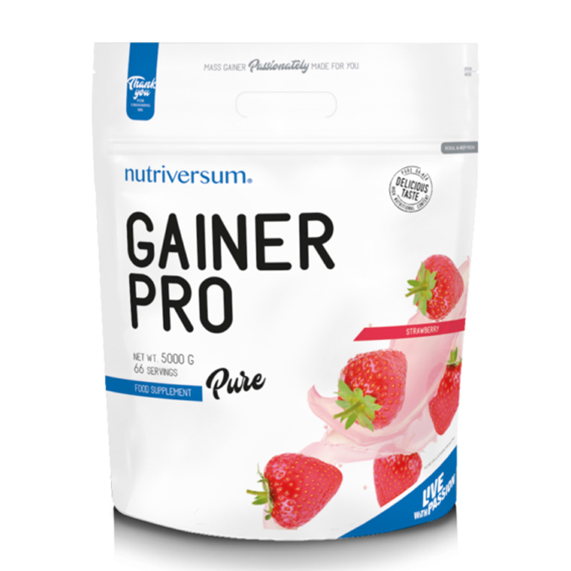 Nutriversum Pure Gainer Pro 2.5 KG - Strawberry