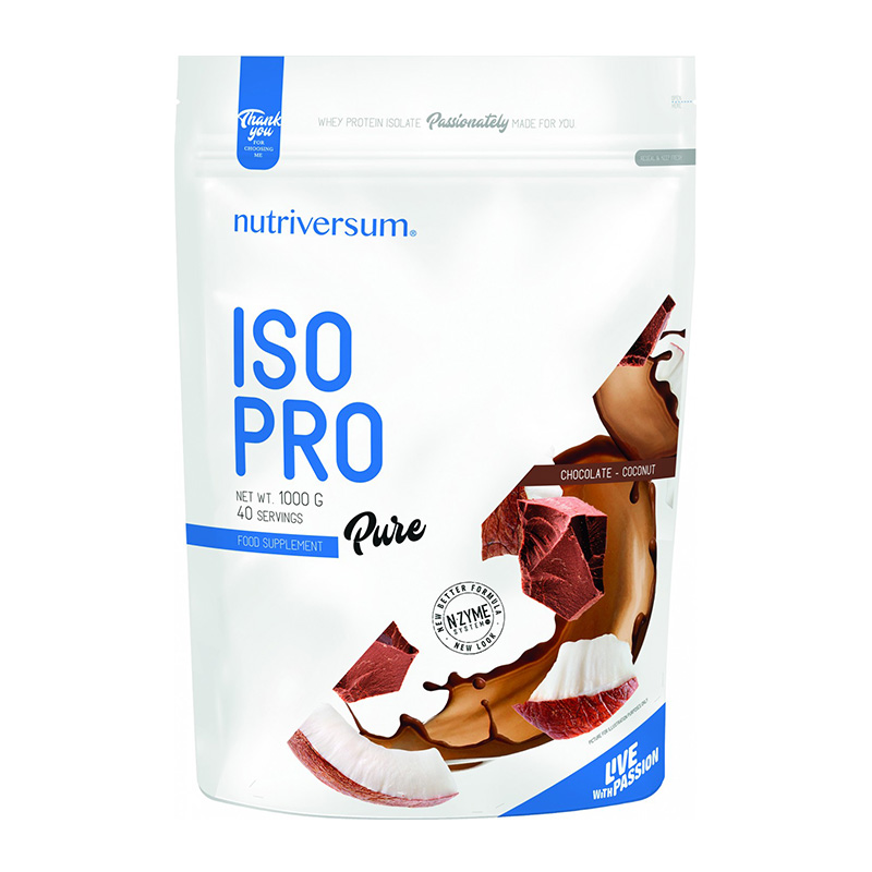 Nutriversum Pure ISO Pro 1 Kg - Milk Chocolate
