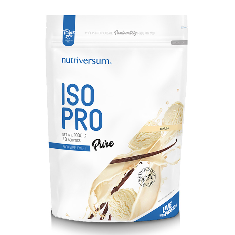 Nutriversum Pure ISO Pro 1 Kg - Vanilla