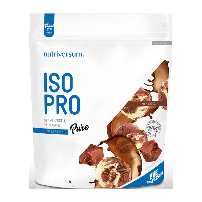 Nutriversum Pure ISO Pro 2 Kg - Milk Chocolate