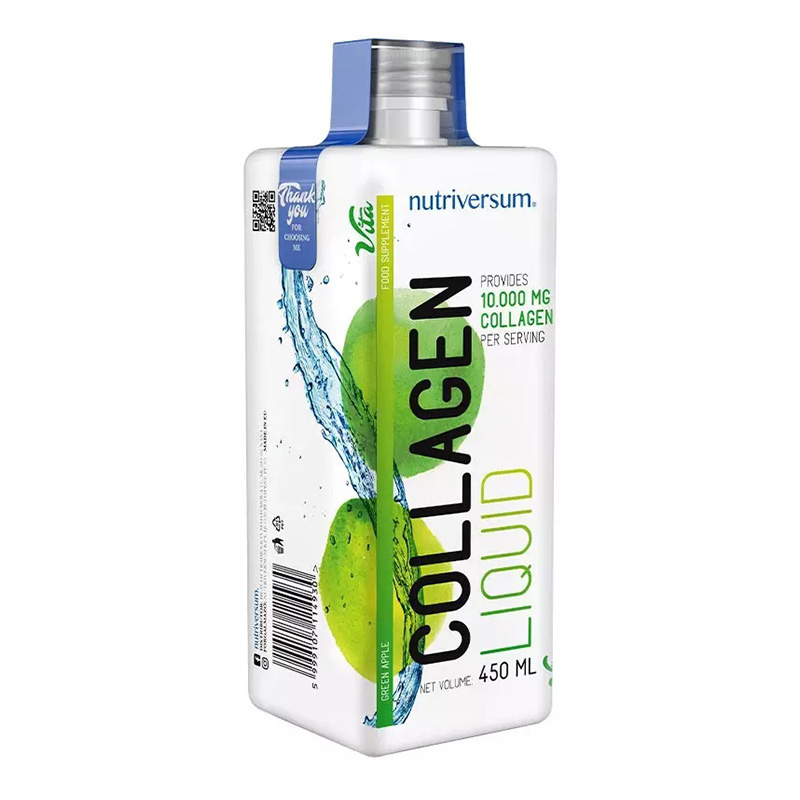 Nutriversum Vita Collagen Liquid 10.000 mg 450 ml - Green Apple