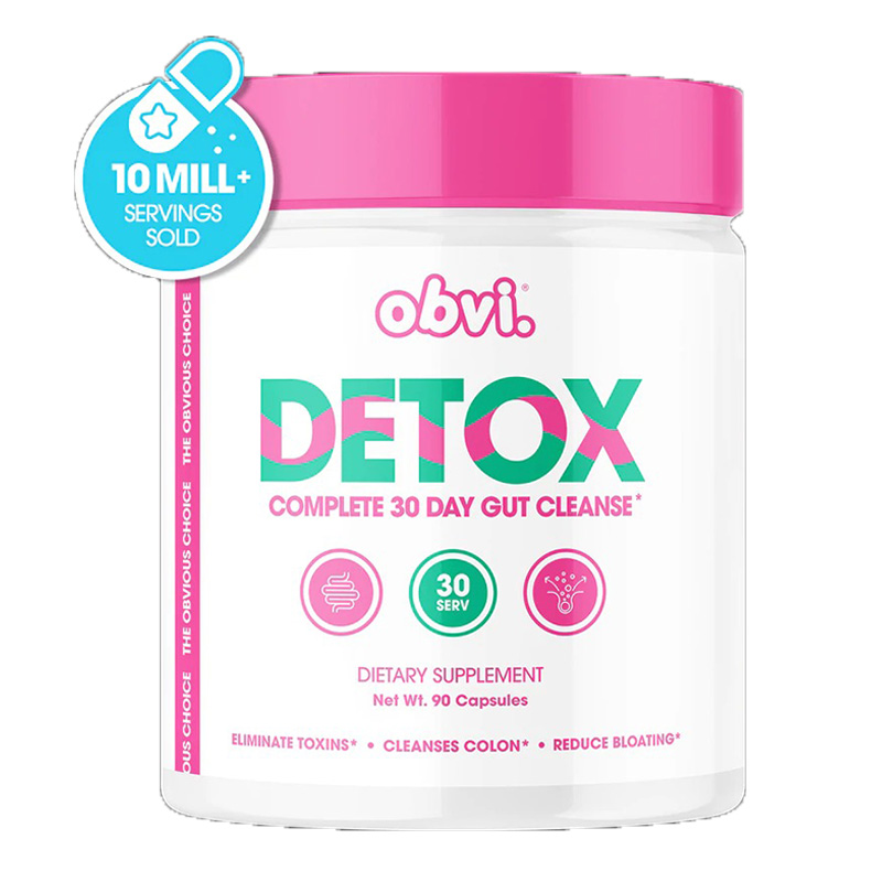 Obvi Detox Complete 30 Day Gut Cleanse 90 Capsules