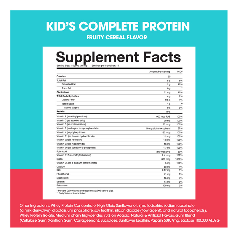 Obvi Kids Complete Protein Fruity Cereal 312 g Best Price in Abu Dhabi