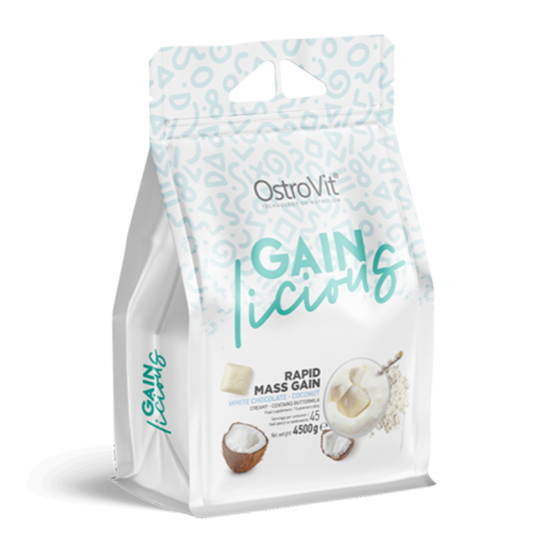 OstroVit Gainlicious 4500 g - White Chocolate With Coconut