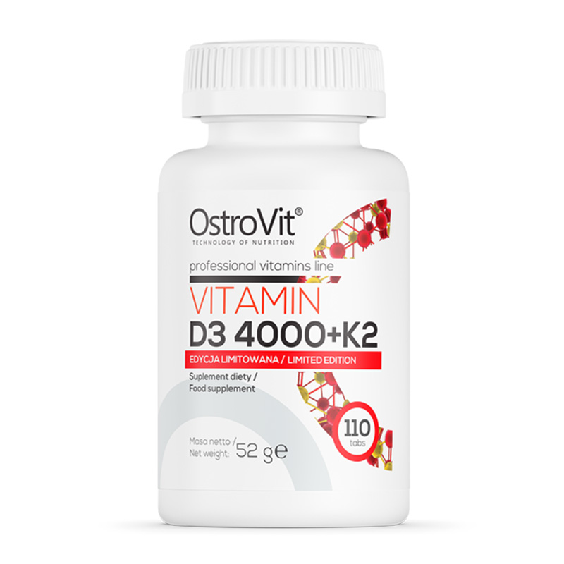 OstroVit Vitamin D3 4000 + K2 110 tabs LIMITED EDITION