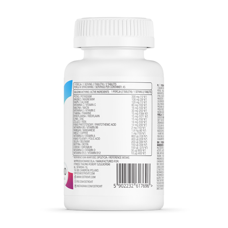 Buy OstroVit Vit&Min FORTE 90 tabs in Dubai, Abu Dhabi, Sharjah, UAE ...