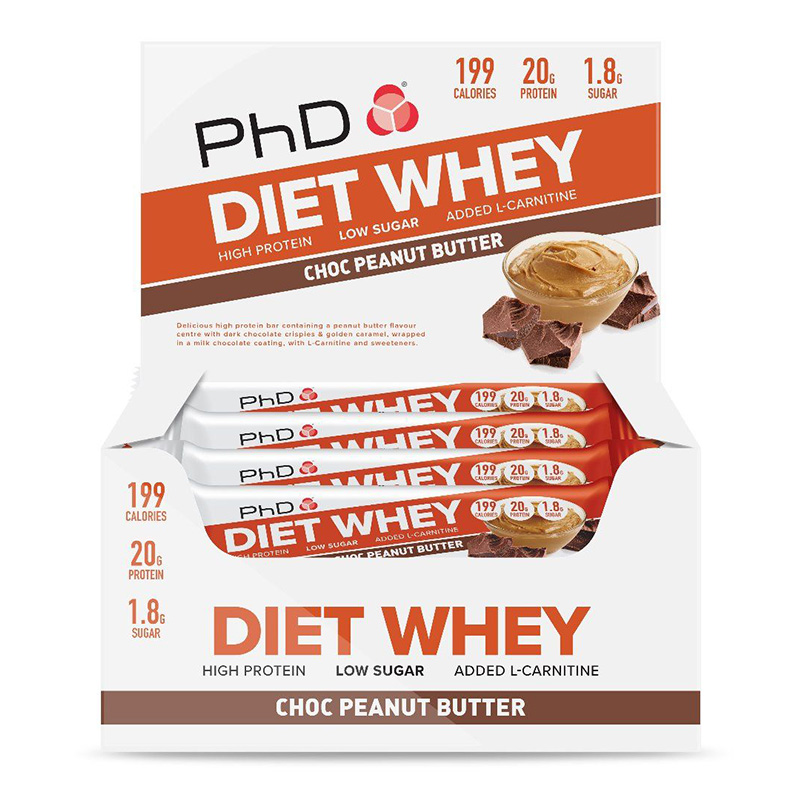 PHD Diet Bar Choc Peanut Butter 65G