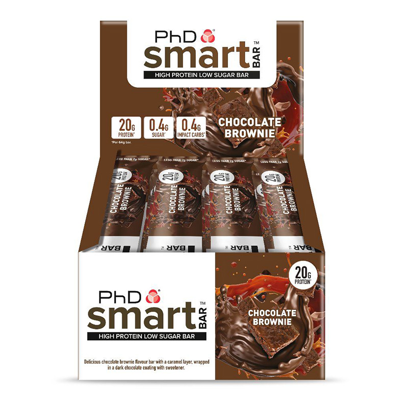 PhD Smart Protien Bar Chocolate Brownie 64 g 1x12 Pcs