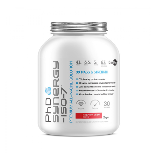 PHD Synergy ISO-7 2Kg Powder Strawbry Delight