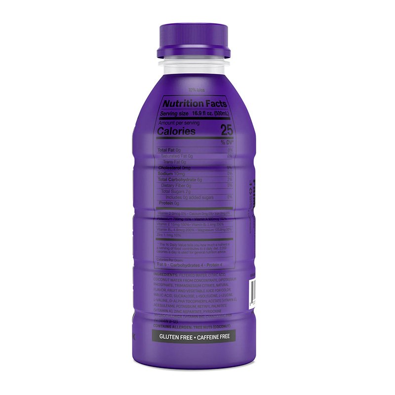 Buy Prime Hydration Drink 500 ml 12pc Box Grape in Dubai, Abu Dhabi, Sharjah, UAE By PRIME