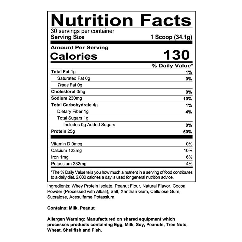 Buy Redcon1 Isotope Whey Protein Isolate 2lb Peanut Butter Chocolate