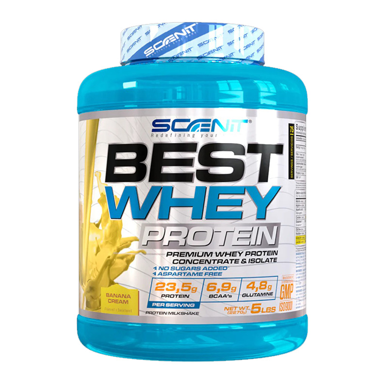 Scenit Nutrition Best Whey Protein 5 lbs - Banana Cream