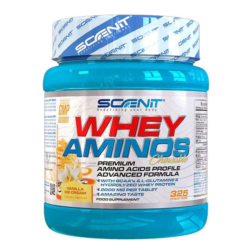 Scenit Nutrition Whey Amino 325 Chewable Tablets - Vanilla Ice Cream