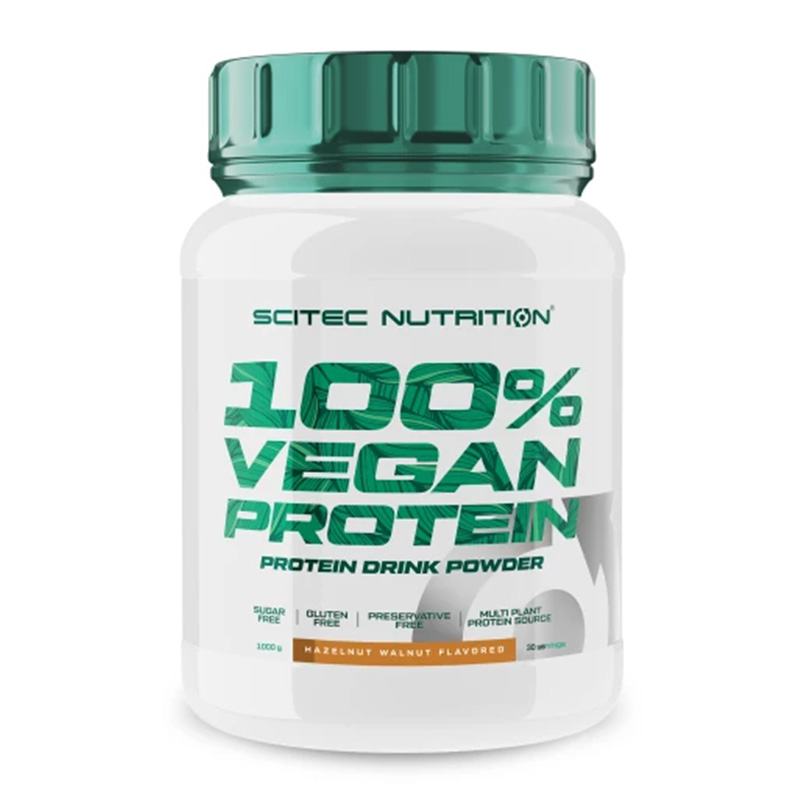 Scitec Nutrition 100% Vegan Protein 1 KG - Hazelnut & Walnut