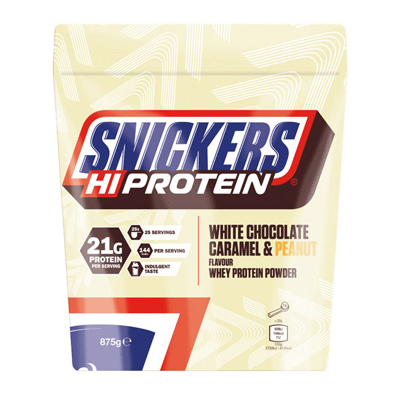 Snickers Hi Protein Powder - White Chocolate Caramel 875g