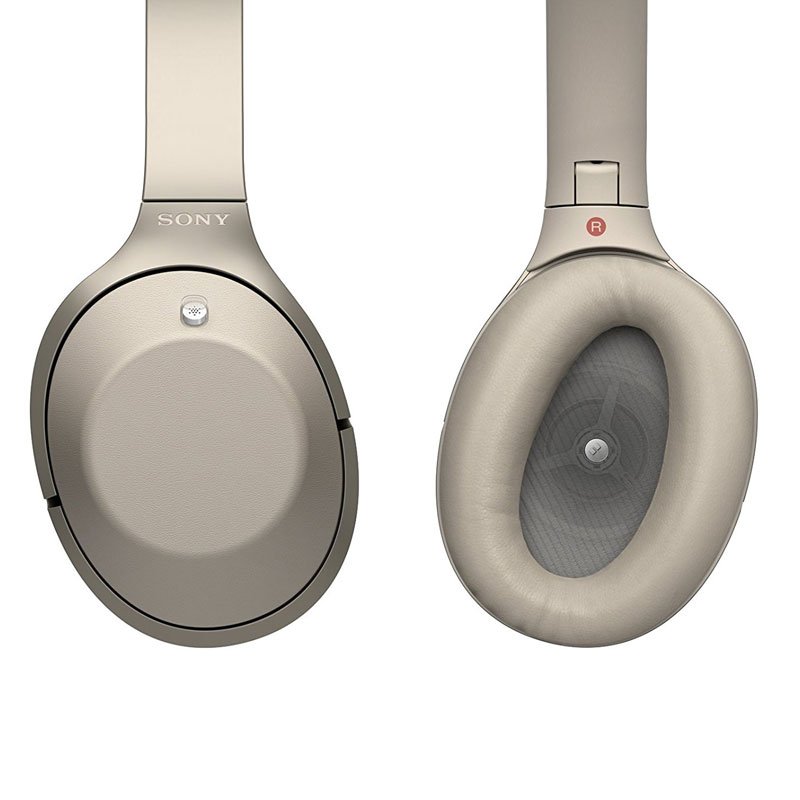 Buy Sony MDR1000X Noise Cancelling Bluetooth Headphones Beige online in