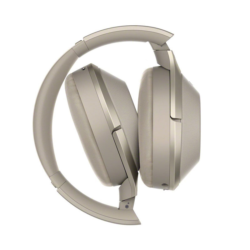 Buy Sony MDR1000X Noise Cancelling Bluetooth Headphones Beige online in