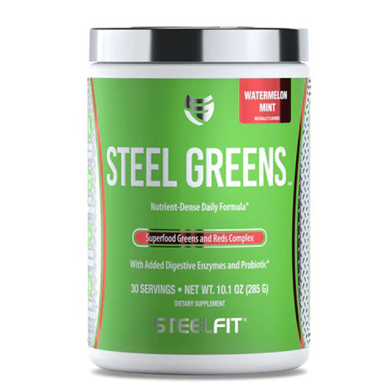 Steel Fit Steel Greens Superfood Greens and Reds Complex 285 G - Watermelon Mint
