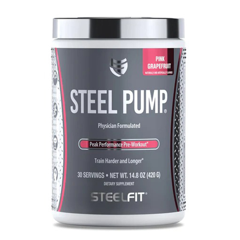 Steel Fit Steel Pump Peak Performance Pre-Workout 420 G - Pink Grapefruit