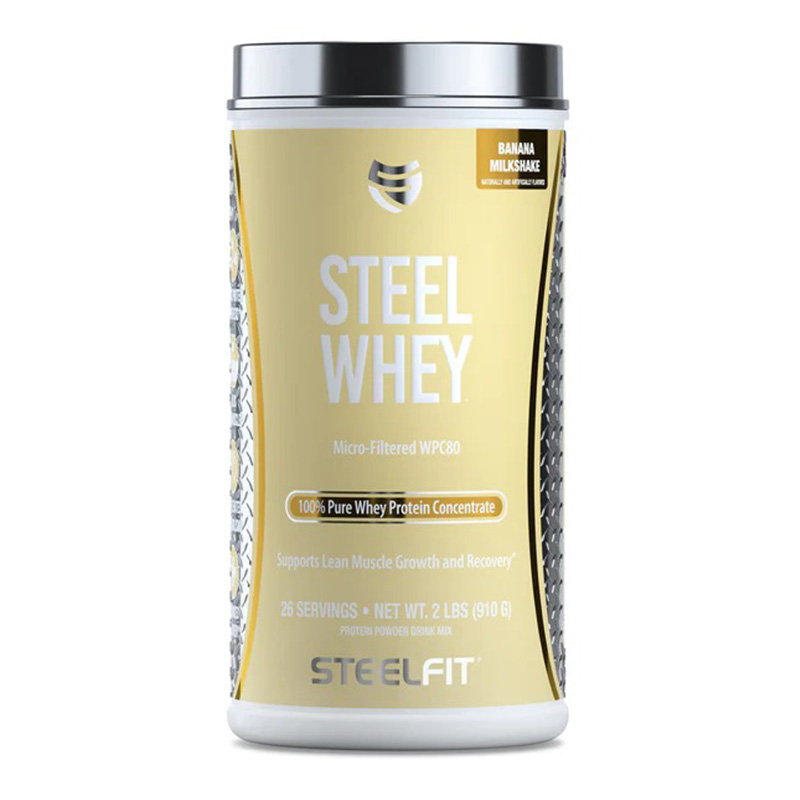 Steel Fit Steel Whey Protein Concentrate 910 G - Banana Milkshake