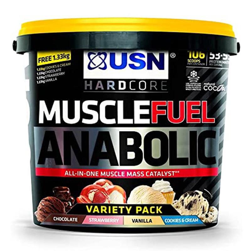USN Muscle Fuel Anabolic 5.2 kg Variety Pack Protein Big Bucket