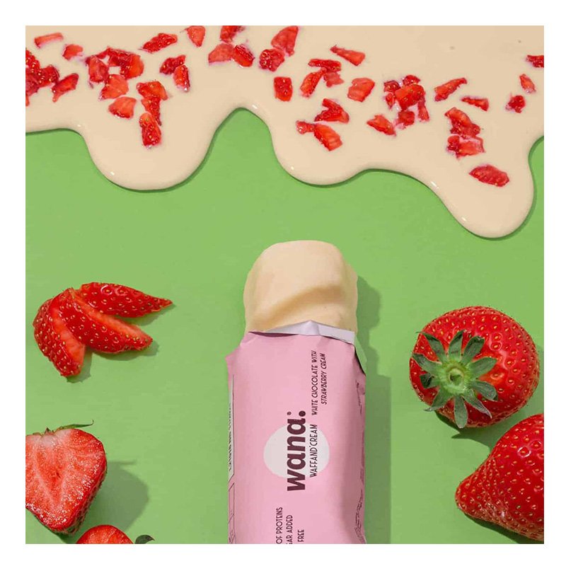 Buy Wana Protein Bar 1x12 Box White Chocolate with Pistachio Cream in