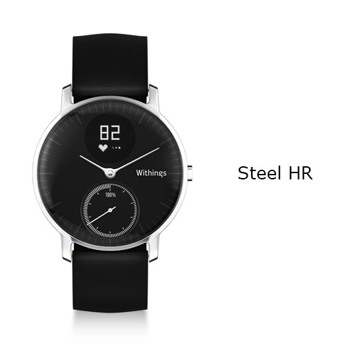 Steel hr deals 36mm black