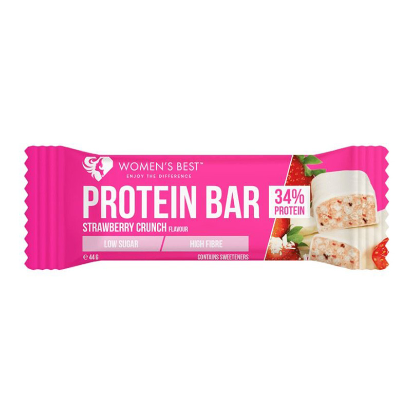 Womens Best Protein Bar Strawberry Crunch 1 x 12 Bars