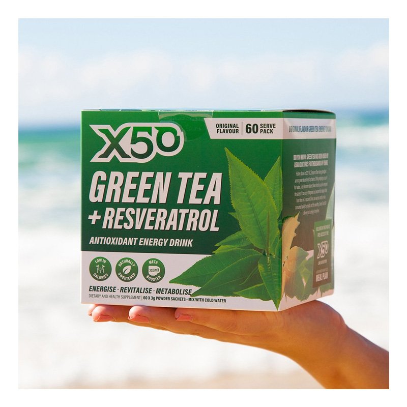 Buy X50 Green Tea Original 60 Serving in Dubai, Abu Dhabi, Sharjah, UAE