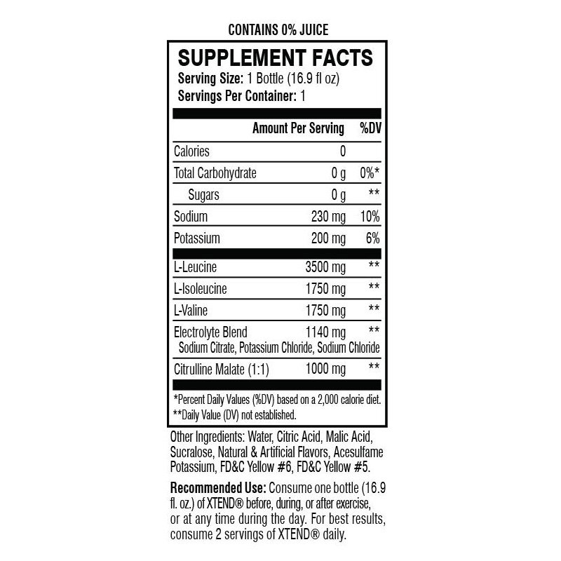 Buy XTEND BCAA RTD 16oz 500 ml Mango in Dubai, Abu Dhabi, Sharjah, UAE