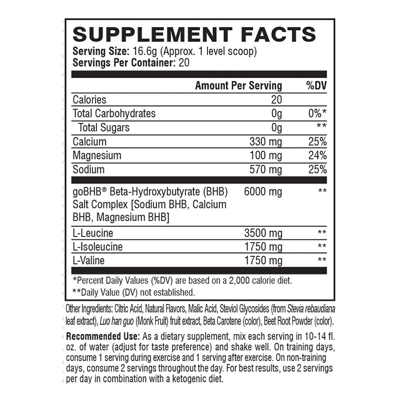 Buy XTEND Keto BHB 20 Servings Orange Mango in Dubai, Abu Dhabi, Sharjah, UAE